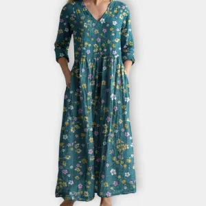 Zinnia - Effortless Beauty Bold Print Dress