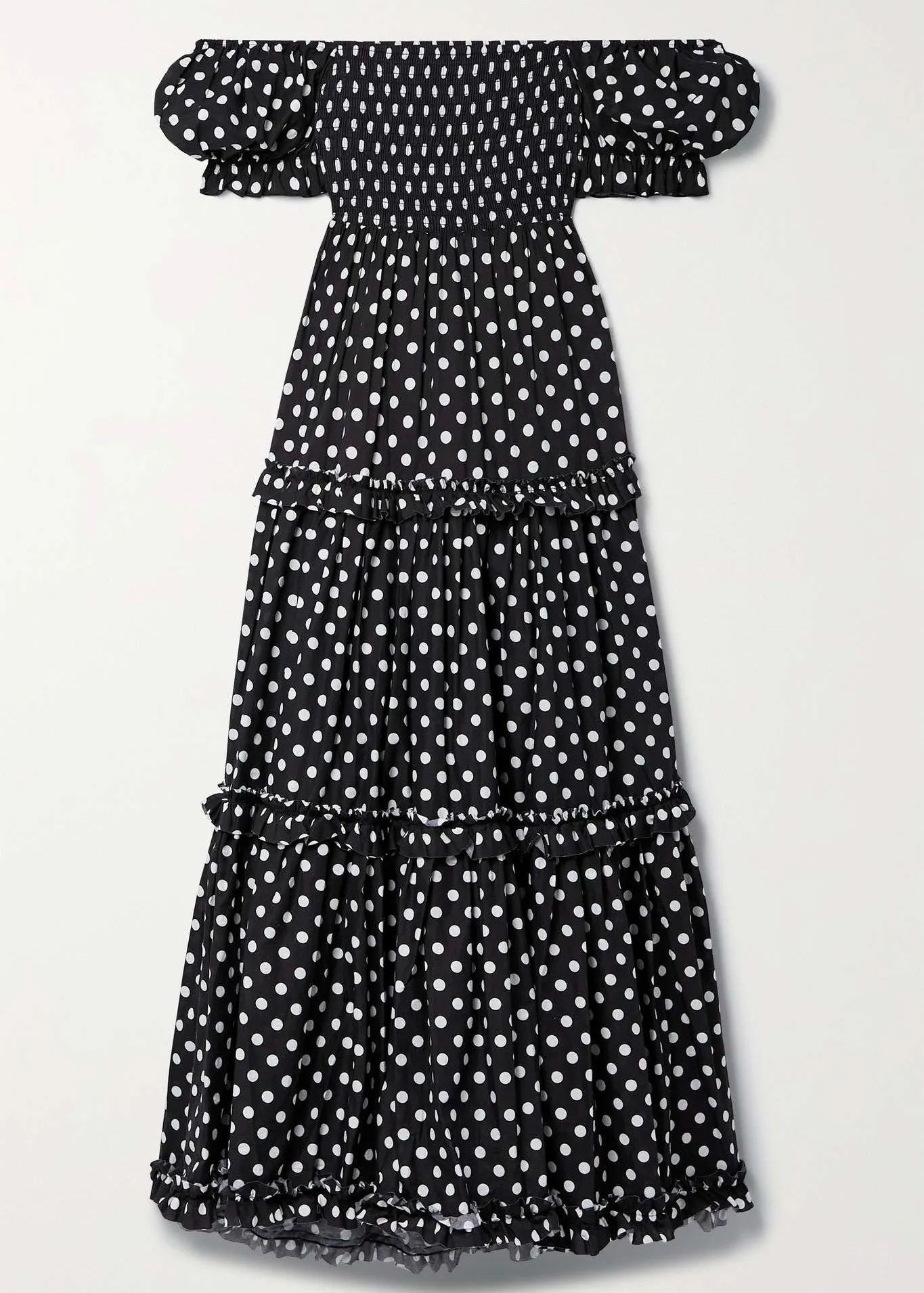 Zuri Dress (Black White Polka Dot)